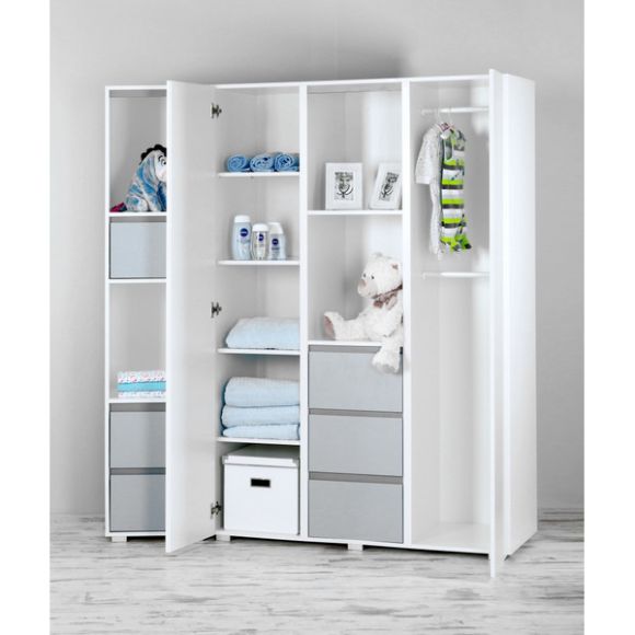 Βρεφική τρίφυλλη ντουλάπα Klups Dalia 120x50x183 στο Bebe Maison