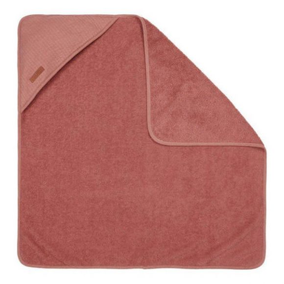 Μπουρνουζοπετσέτα Little Dutch pure pink blush 75 x 75 στο Bebe Maison