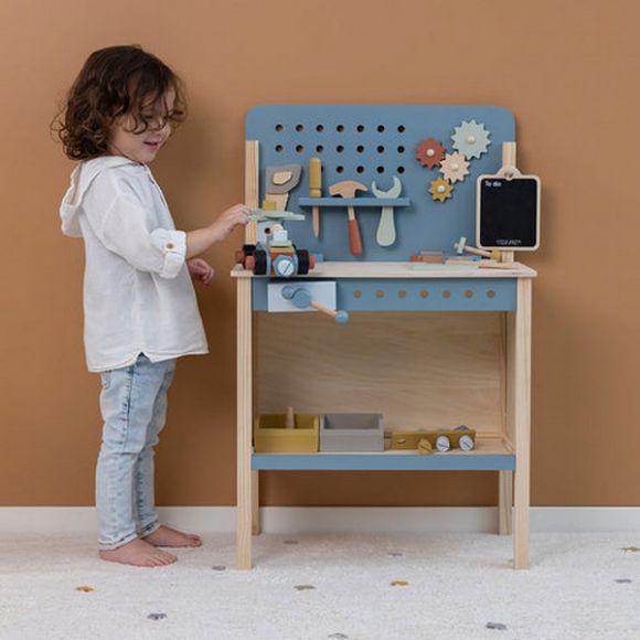 Ξύλινος παιδικός πάγκος εργασίας FSC Little Dutch στο Bebe Maison