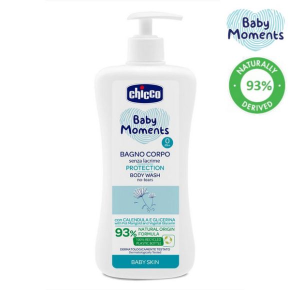 Βρεφικό αφρόλουτρο Chicco 0m+ New baby moments protection 500ml στο Bebe Maison