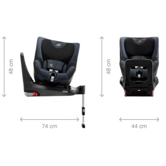 Κάθισμα αυτοκινήτου Britax Romer Dualfix i-size Space black στο Bebe Maison