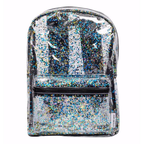 Παιδική τσάντα πλάτης A Little Lovely Company glitter black στο Bebe Maison