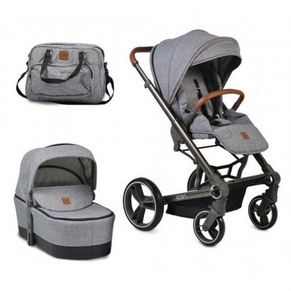 Πολυκαρότσι  2 σε 1 Cangaroo Icon Grey στο Bebe Maison