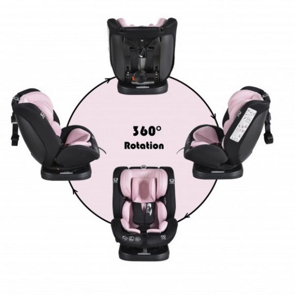 Κάθισμα αυτοκινήτου 360 Cangaroo Serengeti pink isofix 360° 0-36 κιλά στο Bebe Maison