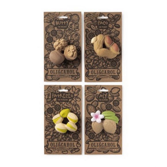 Μασητικό Oli & Carol από φυσικό καουτσούκ Patricio the pistachio στο Bebe Maison