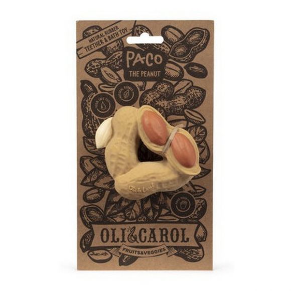Μασητικό Oli & Carol από φυσικό καουτσούκ Paco το φυστίκι στο Bebe Maison