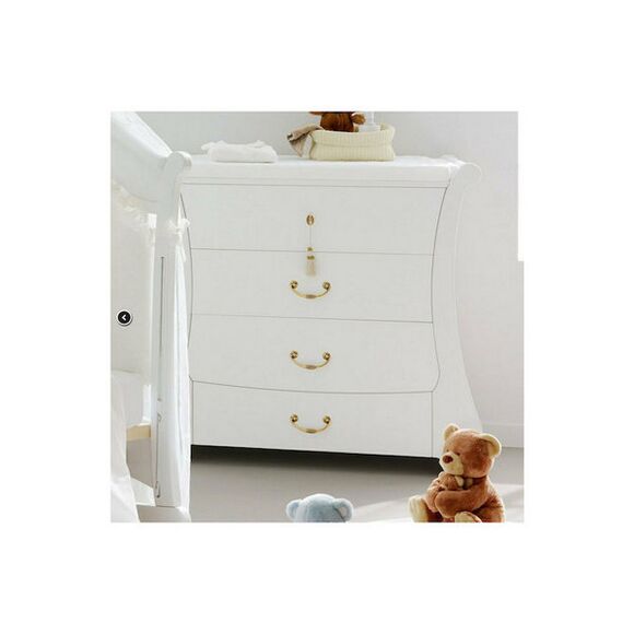 Chest of drawers Pali Como Tulip color white στο Bebe Maison