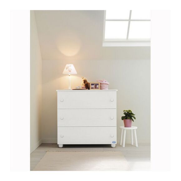 Chest of drawers Pali Como Eco Tris white στο Bebe Maison