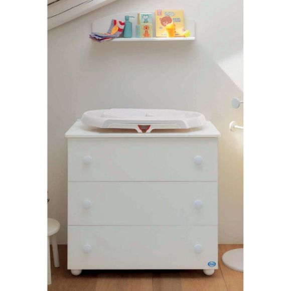 Chest of drawers Pali Eco Plus color white στο Bebe Maison