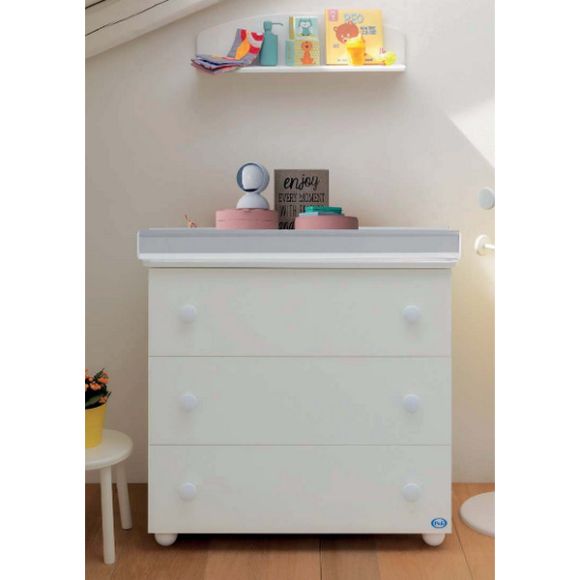 Chest of drawers Pali Eco Plus color white στο Bebe Maison