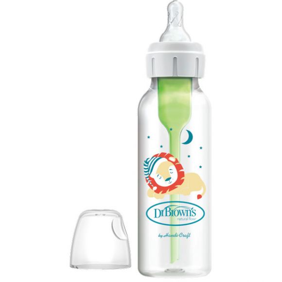 Πλαστικό μπιμπερό Dr Brown's options+ λιοντάρι 250ml στο Bebe Maison