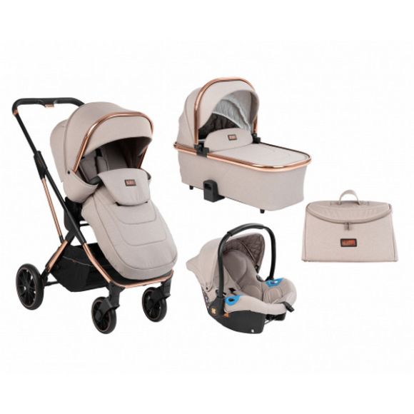 Πολυκαρότσι Kikka Boo Angele 3 σε 1 Chrome Beige στο Bebe Maison