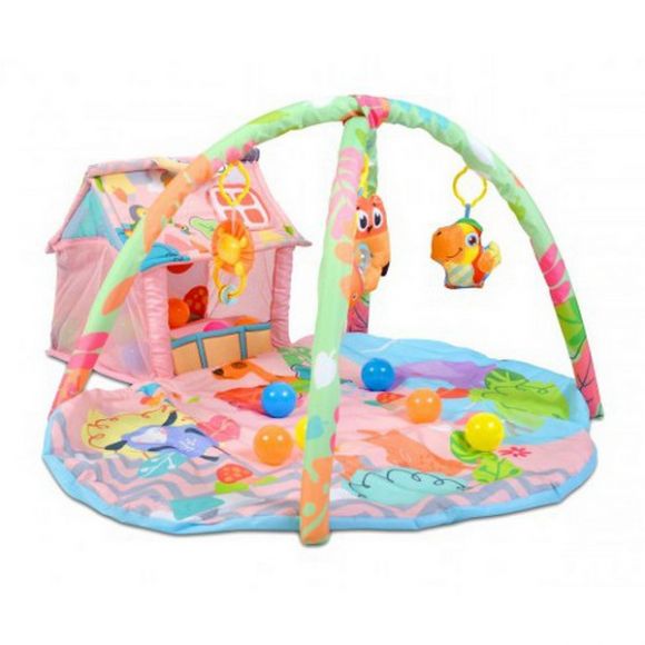 Gym Cangaroo Happy Farm Pink στο Bebe Maison