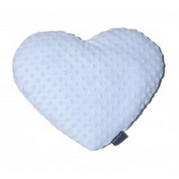 Διακοσμητικό μαξιλάρι βελουτέ Nautica καρδιά ανάγλυφο  σιέλ στο Bebe Maison