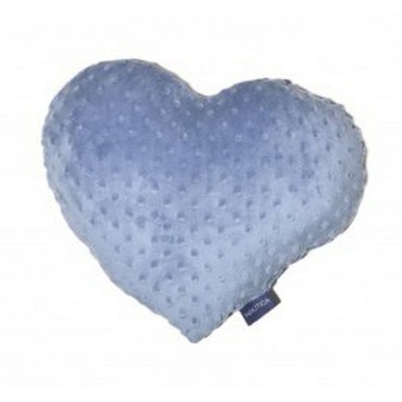 Διακοσμητικό μαξιλάρι βελουτέ Nautica καρδιά ανάγλυφο μπλε στο Bebe Maison