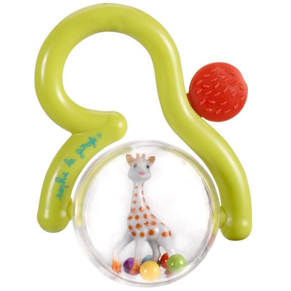 Sophie rattle with handle στο Bebe Maison