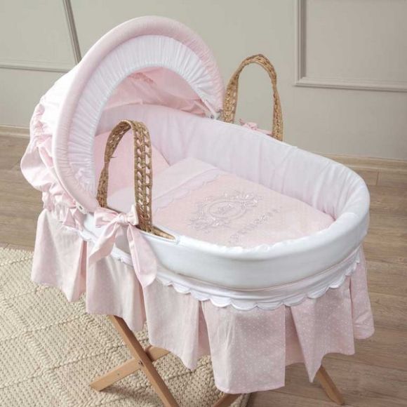 Καλαθούνα Funna Baby Princess με ξύλινη βάση στο Bebe Maison