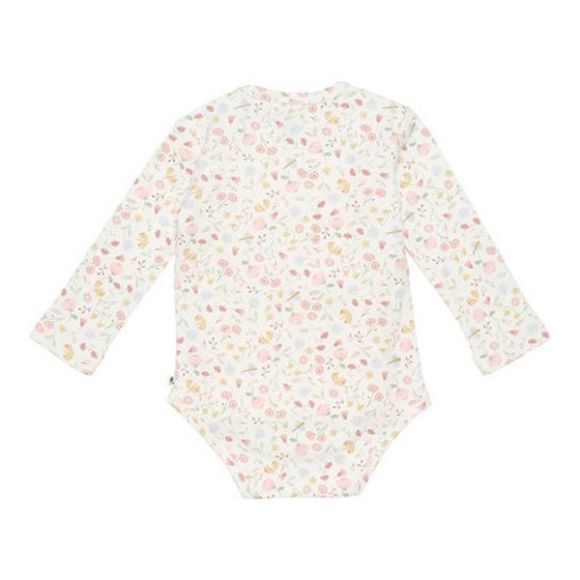 Little Dutch flowers and butterflies baby long sleeve bodysuit στο Bebe Maison