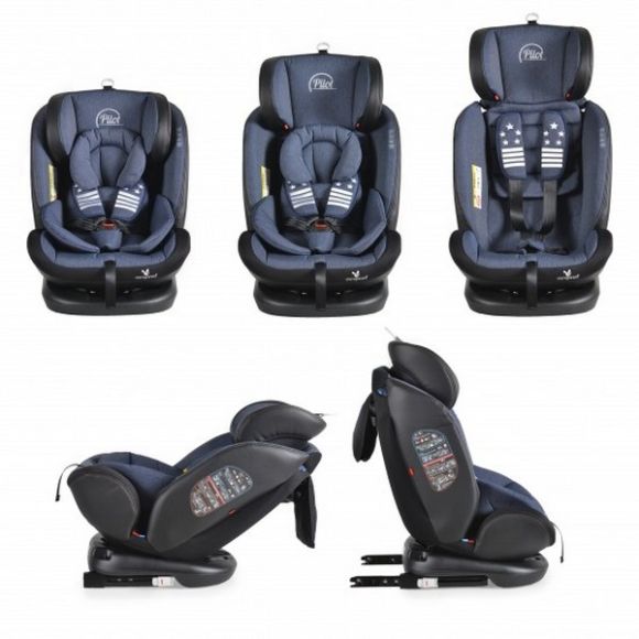 Κάθισμα αυτοκινήτου Cangaroo 0-36kg isofix 360° Pilot  Denim στο Bebe Maison