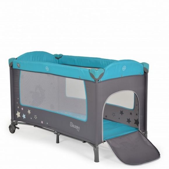 Διώροφο παρκοκρέβατο Cangaroo Sleepy turquoise στο Bebe Maison