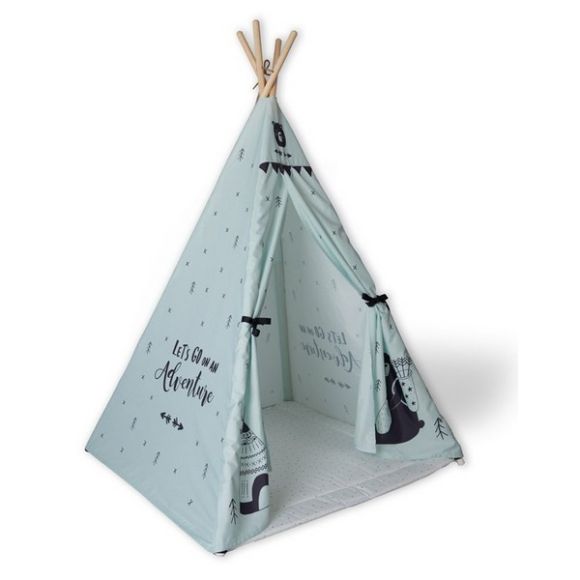 Children's tent Funna Baby Tepee Lets go mint στο Bebe Maison