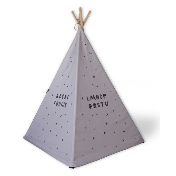 CHILDREN'S TENT FUNNA BABY TEPEE STORY GRAY στο Bebe Maison