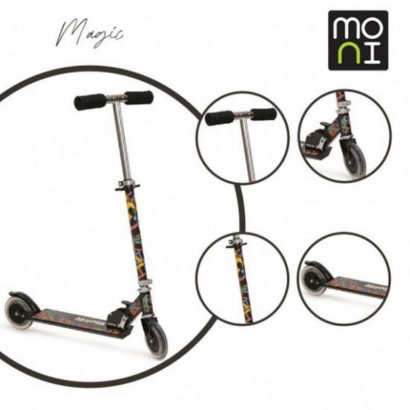 Scooter Magic mania black D001-1 Cangaroo στο Bebe Maison