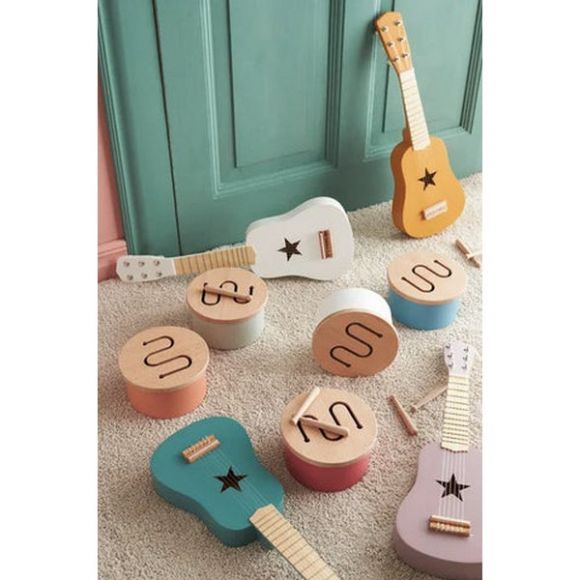 Μικρό τύμπανο Kids Concept Star απαλό κόκκινο στο Bebe Maison