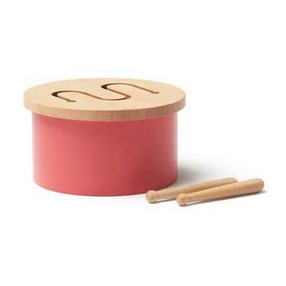 Μικρό τύμπανο Kids Concept Star απαλό κόκκινο στο Bebe Maison