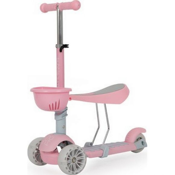 Πατίνι - περπατούρα με κάθισμα Βyοχ scooter Bubblegum ροζ στο Bebe Maison