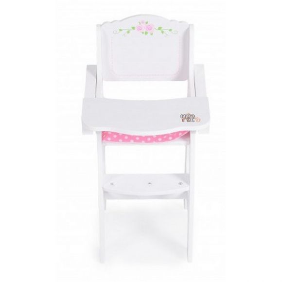 Wooden high chair for Kangaroo doll with cushion PH12B012 στο Bebe Maison