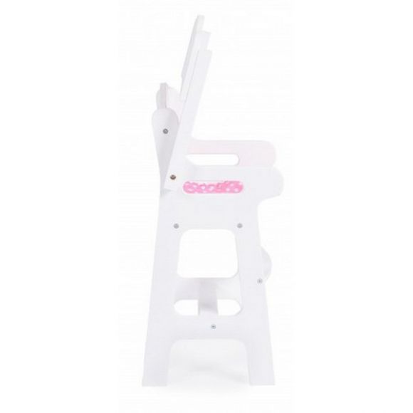 Wooden high chair for Kangaroo doll with cushion PH12B012 στο Bebe Maison