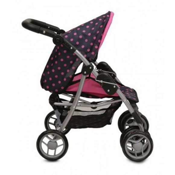 Καρότσι για κούκλα Cangaroo Pinky dots 9352 στο Bebe Maison