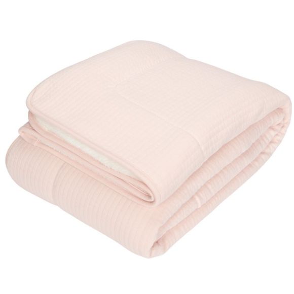 Βρεφική κουβέρτα κρεβατιού Little Dutch pure soft pink 110x140 στο Bebe Maison