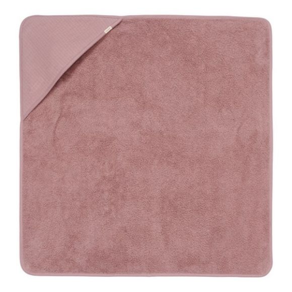 Βρεφική μπουρνουζοπετσέτα Little Dutch pure mauve 75 x 75 στο Bebe Maison