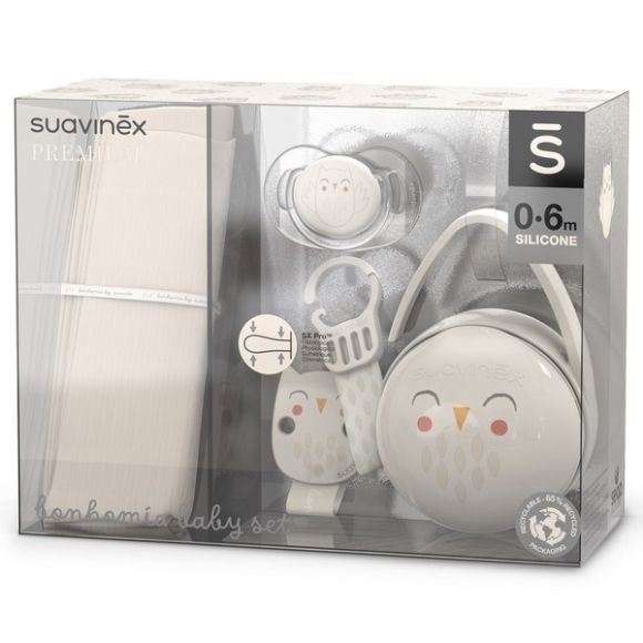 Gift Set Suavinex Bonhomia grey στο Bebe Maison