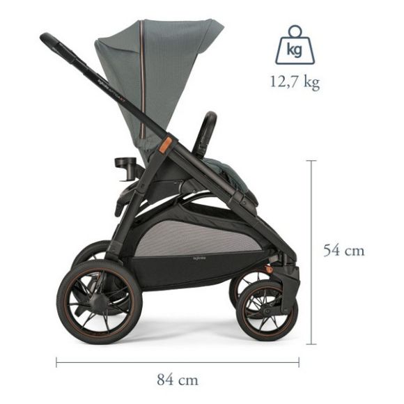 Πολυκαρότσι 3 σε 1 Inglesina Aptica XT Quattro Taiga Green στο Bebe Maison