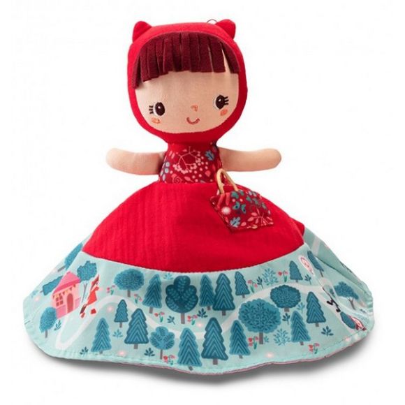 Υφασμάτινη κούκλα κοκκινοσκουφίτσα Lilliputiens διπλής όψης στο Bebe Maison