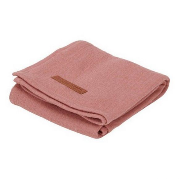 Μπουρνουζοπετσέτα Little Dutch pure pink 75 x 75 στο Bebe Maison