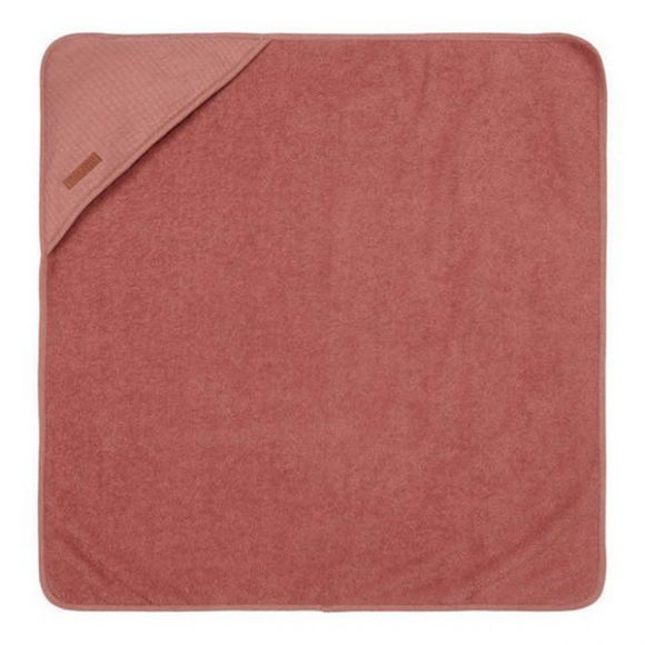 Μπουρνουζοπετσέτα Little Dutch pure pink 75 x 75 στο Bebe Maison