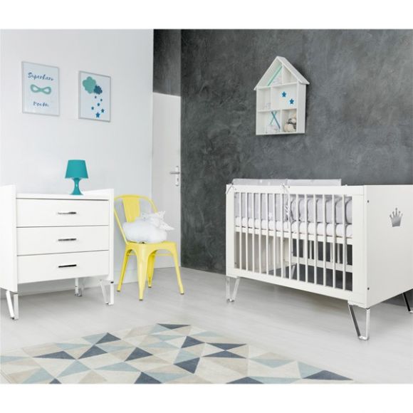Ολοκληρωμένο βρεφικό δωμάτιο Klups Blanka white 120*60cm στο Bebe Maison
