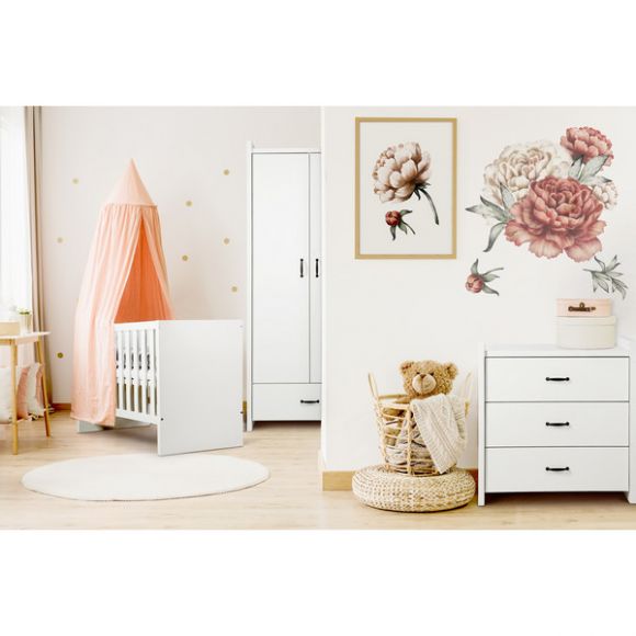 Βρεφική συρταριέρα Klups Amelia white 87x84x46 στο Bebe Maison