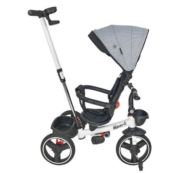 Ποδηλατάκι τρίκυκλο 360° Bebe Stars Spark γκρι στο Bebe Maison