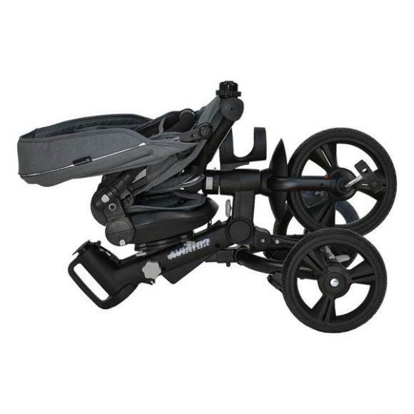 Ποδηλατάκι τρίκυκλο 360° Bebe Stars Aviator 5 σε 1 μαύρο στο Bebe Maison