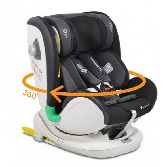 Κάθισμα αυτοκινήτου Cangaroo General 360° i-size isofix Black στο Bebe Maison