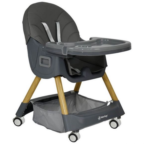Καρέκλα φαγητού Bebe Stars Meal 2 σε 1 γκρι στο Bebe Maison
