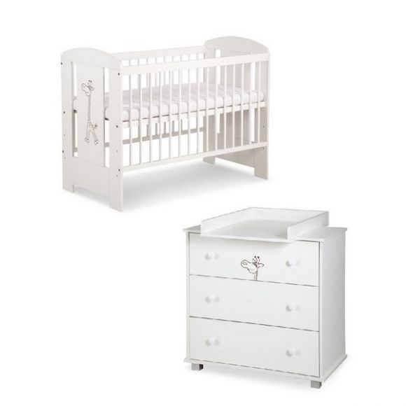 Ολοκληρωμένο βρεφικό δωμάτιο Klups Giraffe white 120*60cm στο Bebe Maison