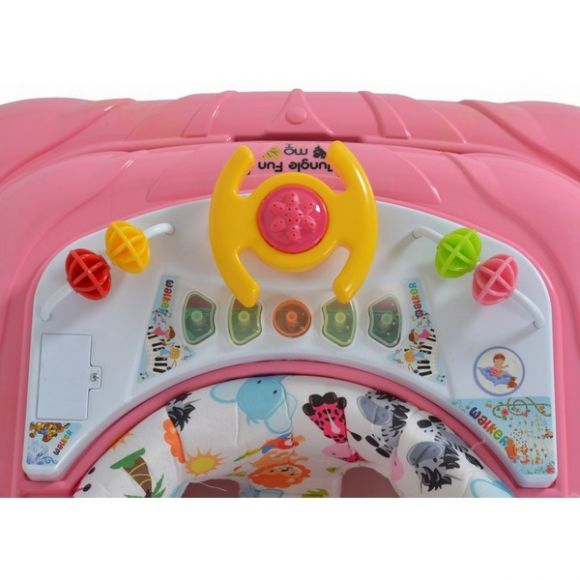 Περπατούρα Cangaroo Jungle fun pink στο Bebe Maison