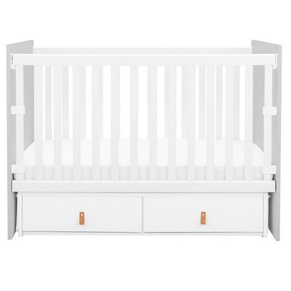 Βρεφικό κρεβάτι κούνια με συρτάρια Kikka Boo Hollee Grey 120*60cm στο Bebe Maison
