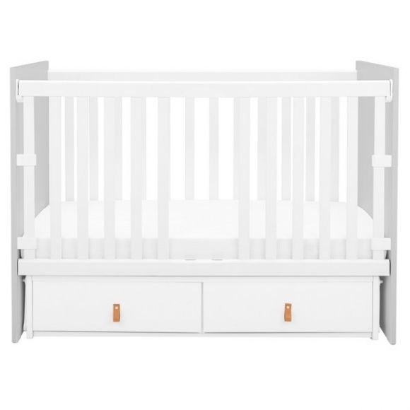 Βρεφικό κρεβάτι κούνια με συρτάρια Kikka Boo Hollee Grey 120*60cm στο Bebe Maison